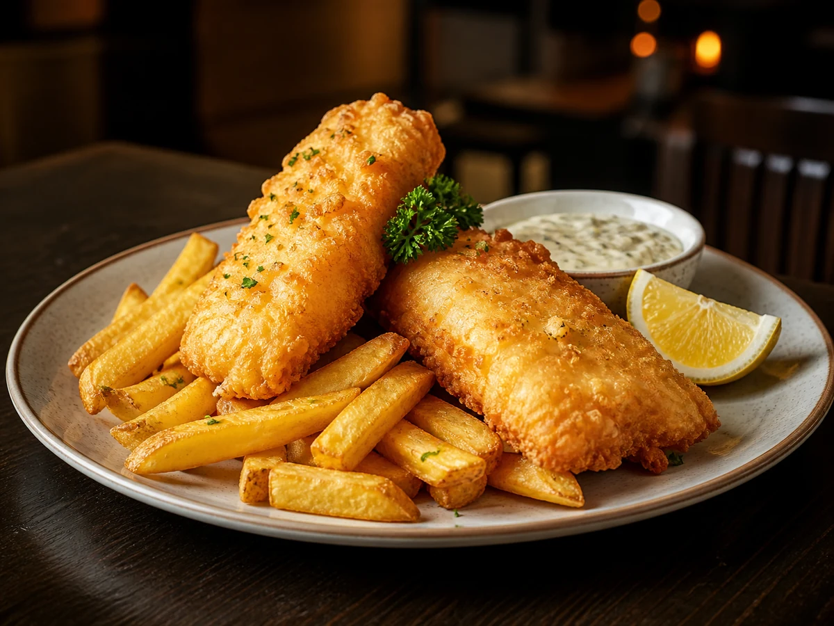 Fish and Chips in Patong at Royal Kitchen near Patong Beach