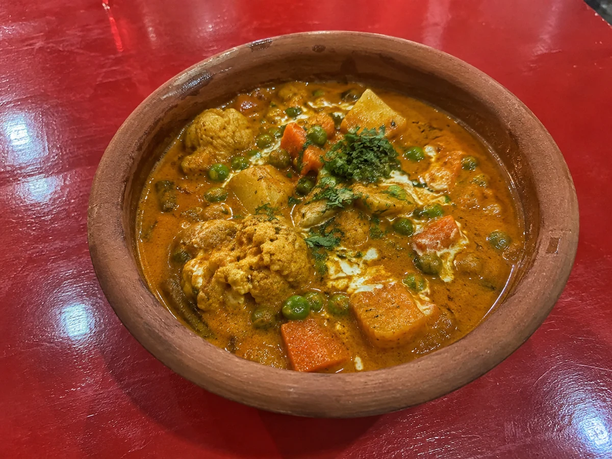 Veg Nizami Handi in Patong at Royal Kitchen near Patong Beach
