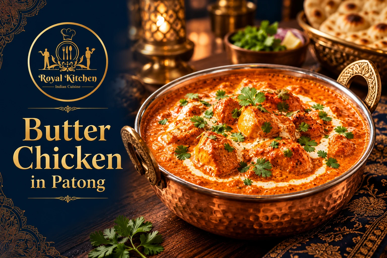 Butter Chicken in Patong at Royal Kitchen