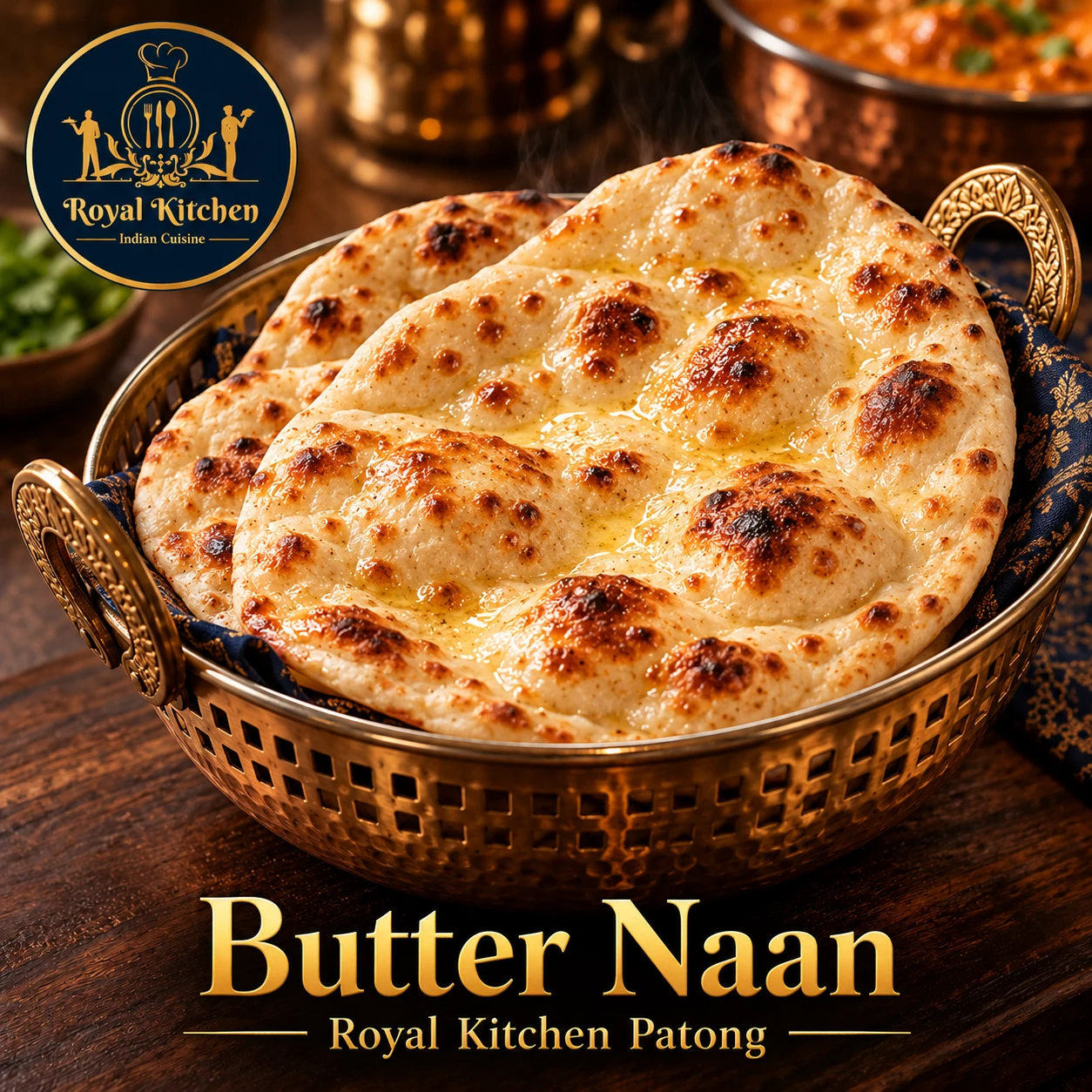 Butter Naan at Royal Kitchen Patong