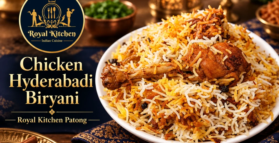 Chicken Hyderabadi Biryani in Patong — Royal Kitchen promotional artwork