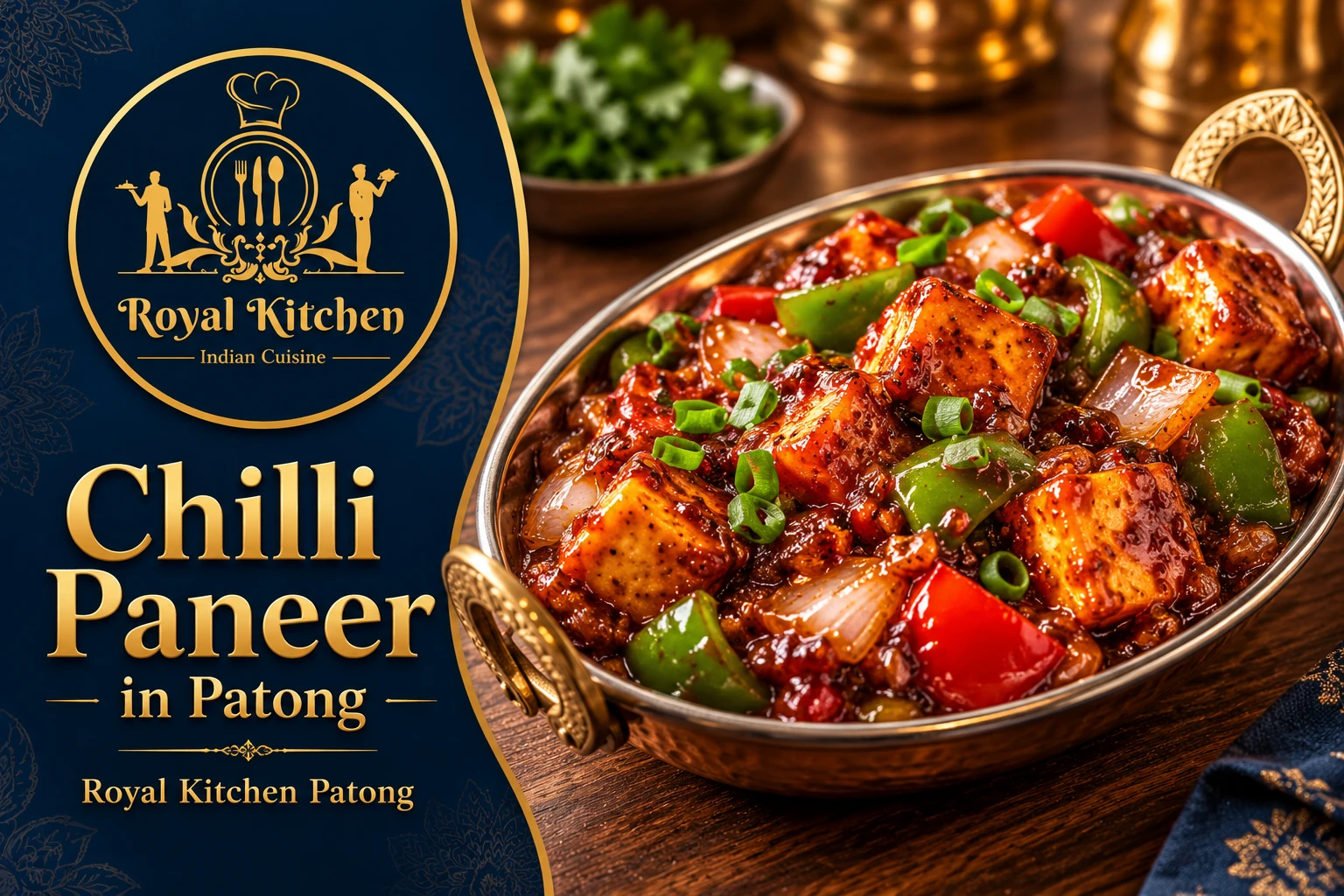 Chilli Paneer in Patong at Royal Kitchen