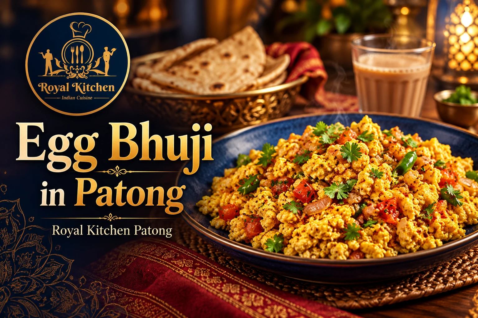 Egg Bhuji in Patong at Royal Kitchen