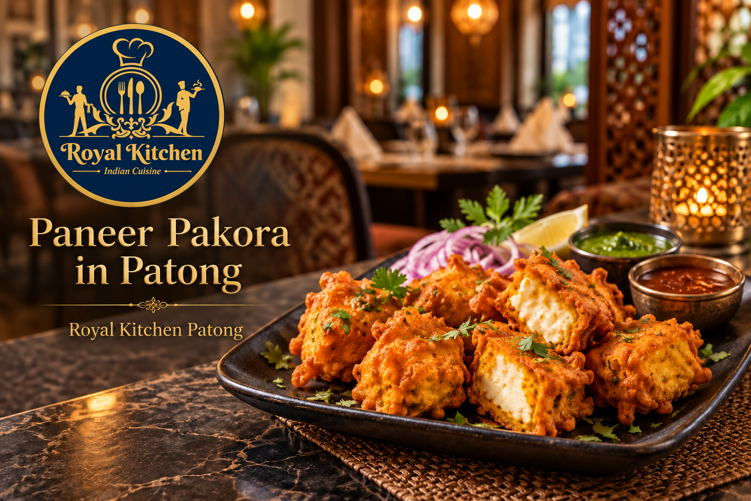 Paneer pakora at Royal Kitchen Patong
