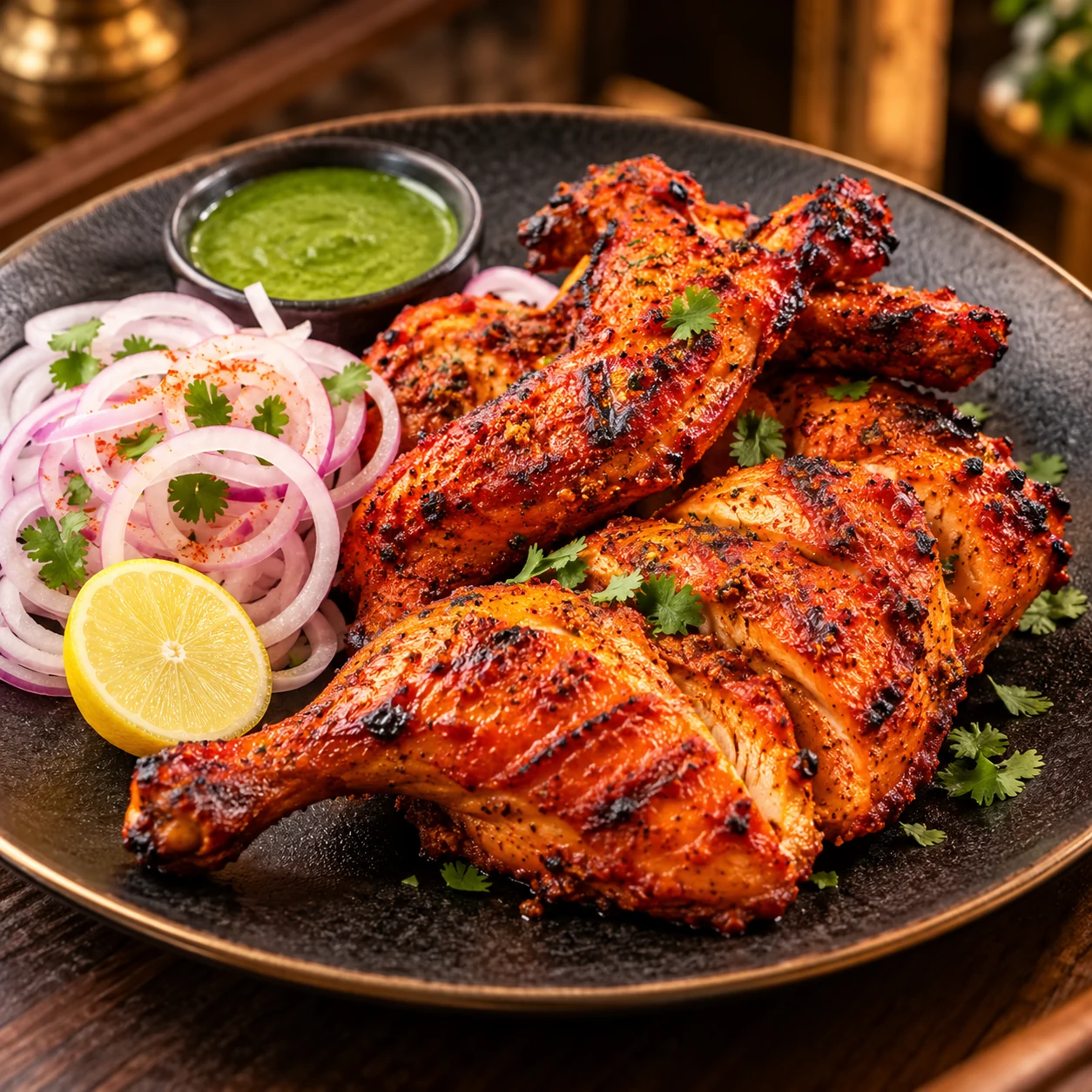 Tandoori Chicken Half served at Royal Kitchen Patong