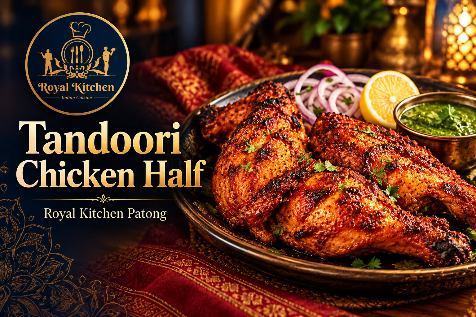 Tandoori Chicken Half in Patong at Royal Kitchen