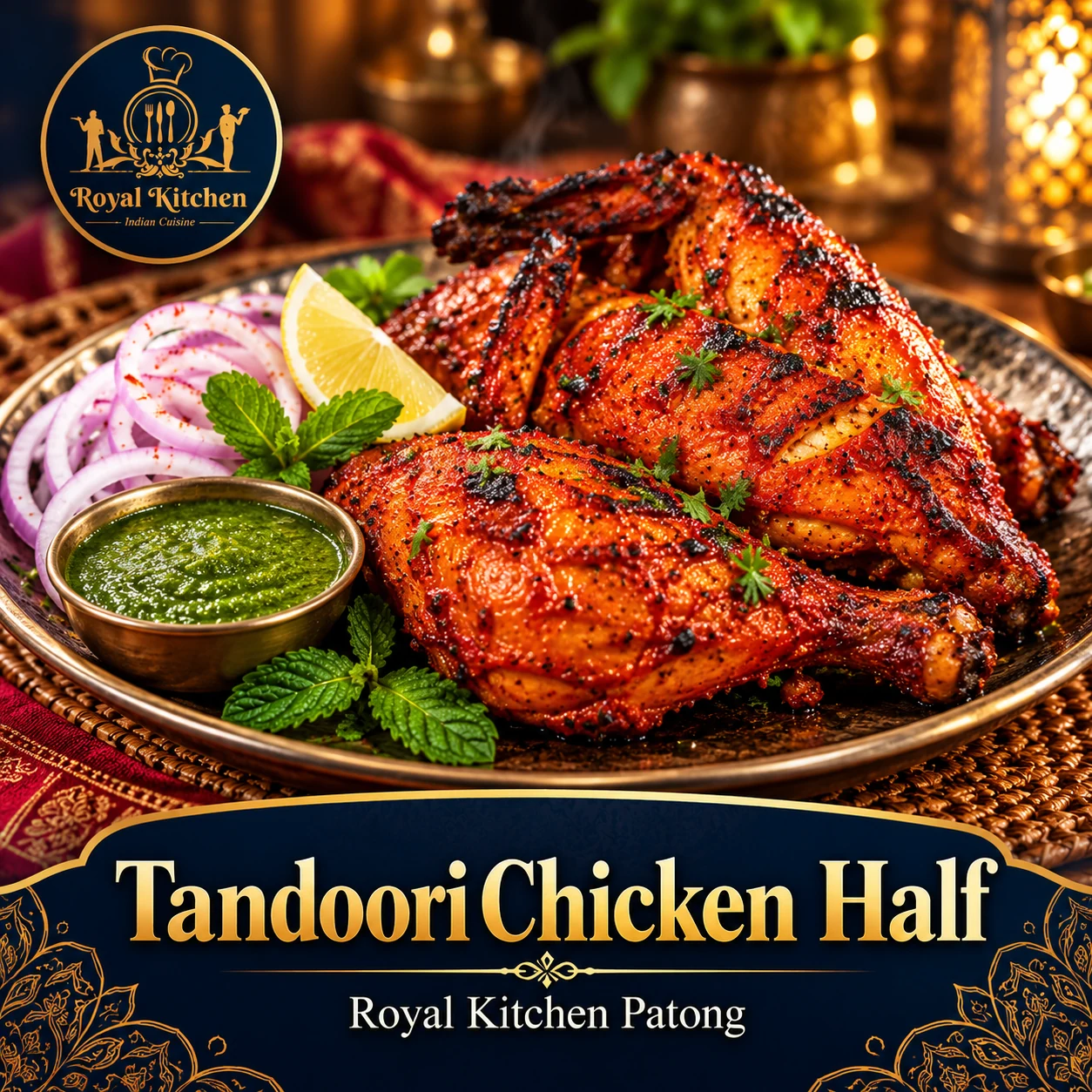 Tandoori Chicken Half in Patong from Royal Kitchen Patong