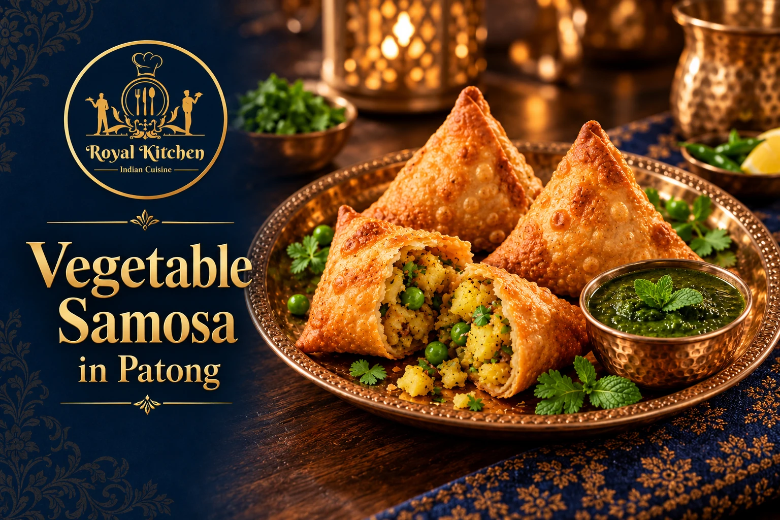 Vegetable Samosa in Patong at Royal Kitchen